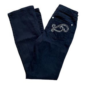 Black Justice Jeans with Sequin